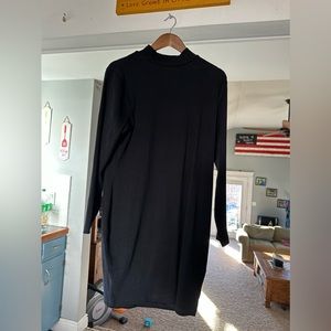 Xl old navy black sweater dress